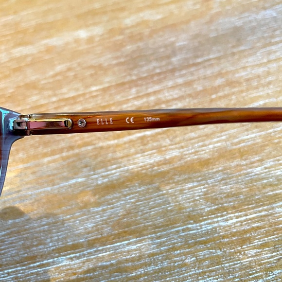 Elle Eyeglasses EL13349 52-16-135 Brown/Taupe - Picture 8 of 9